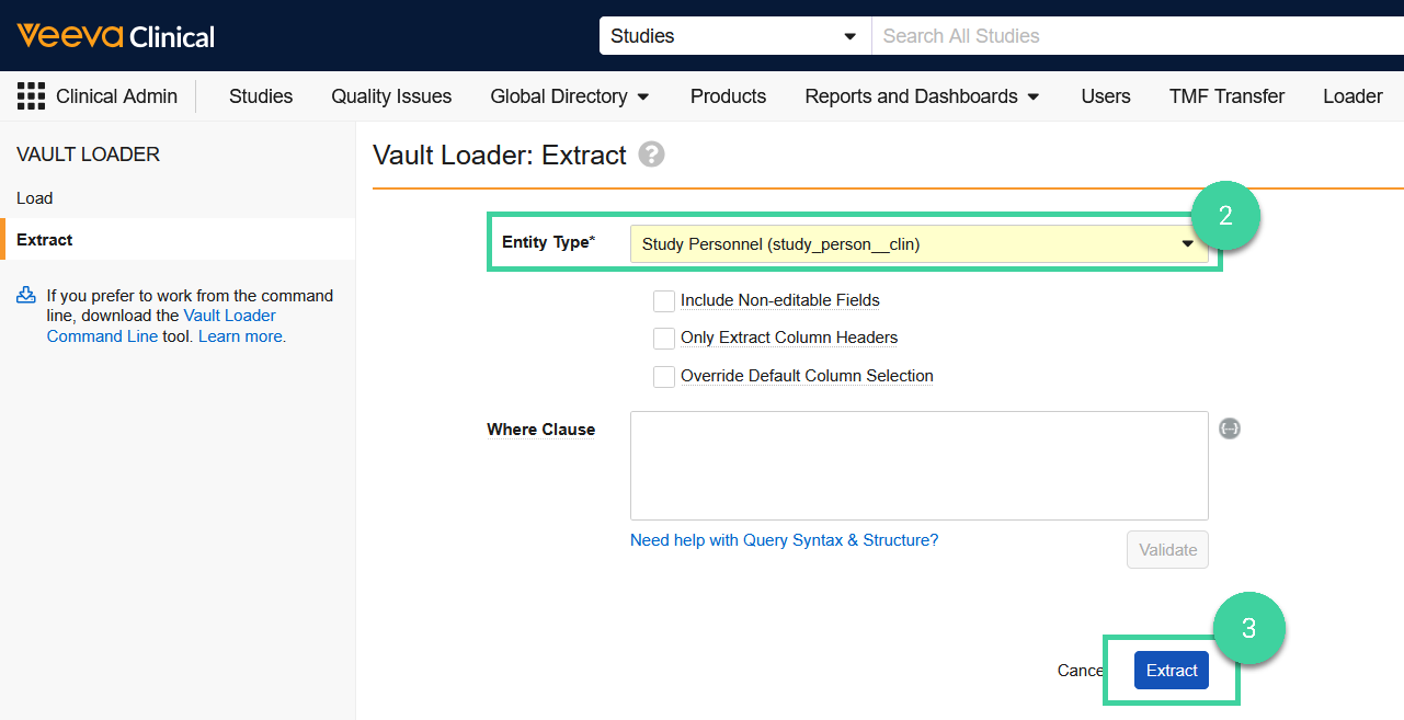Screenshot steps 2-3