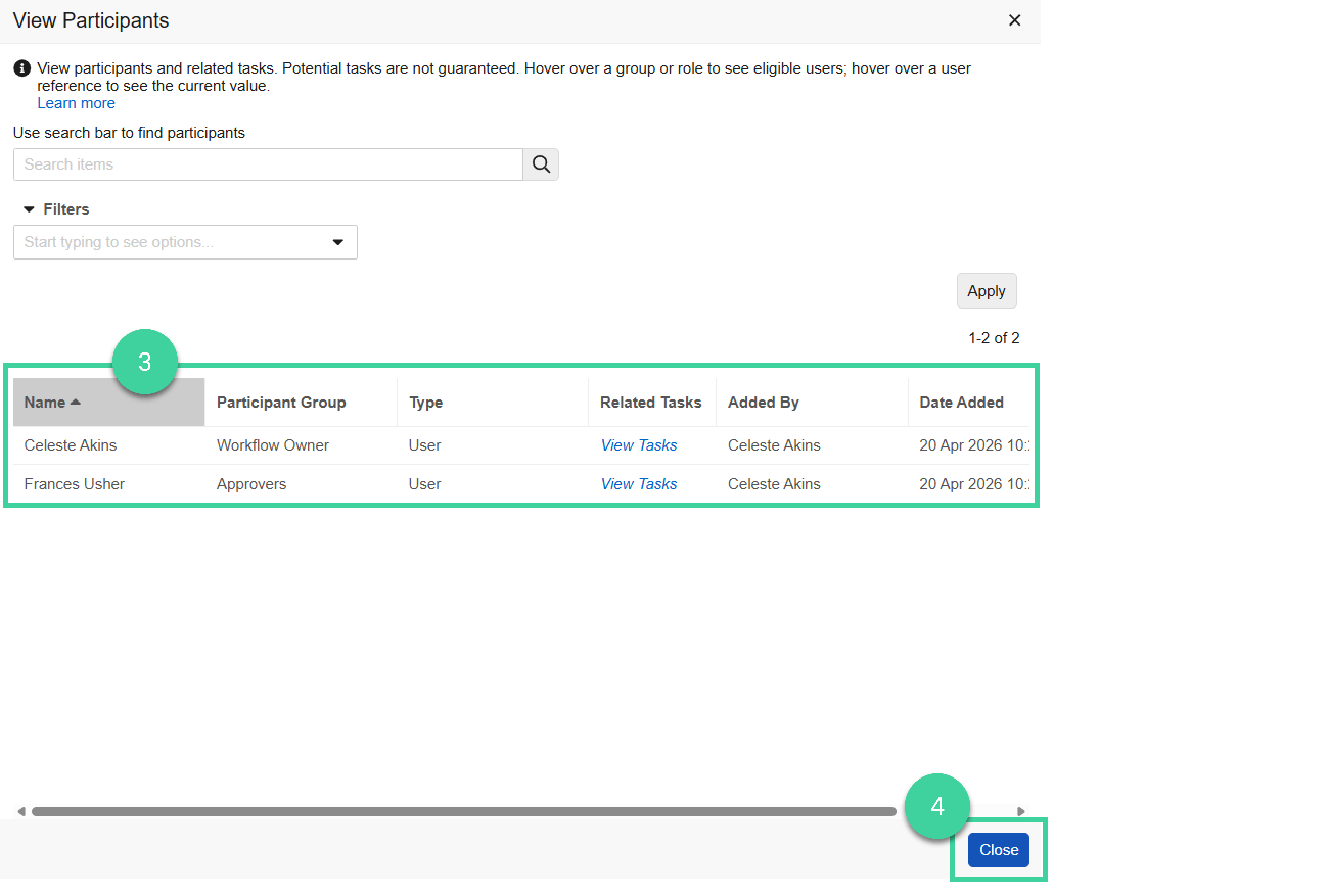 Screenshot steps 3, 4
