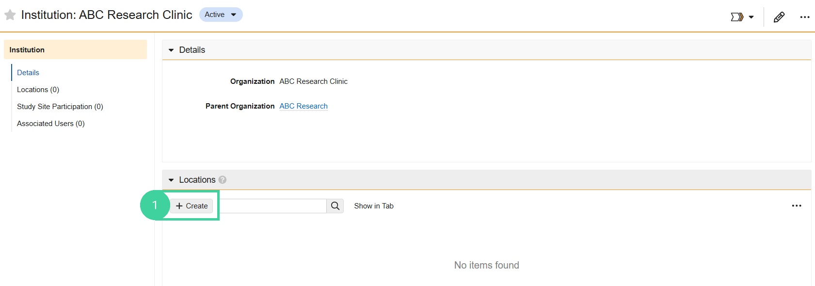 Screenshot step 1