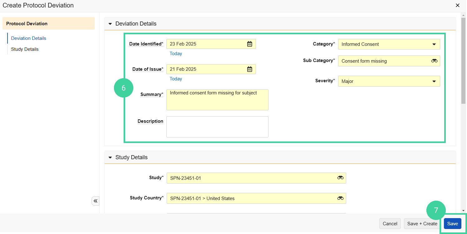Screenshot step 6 and 7