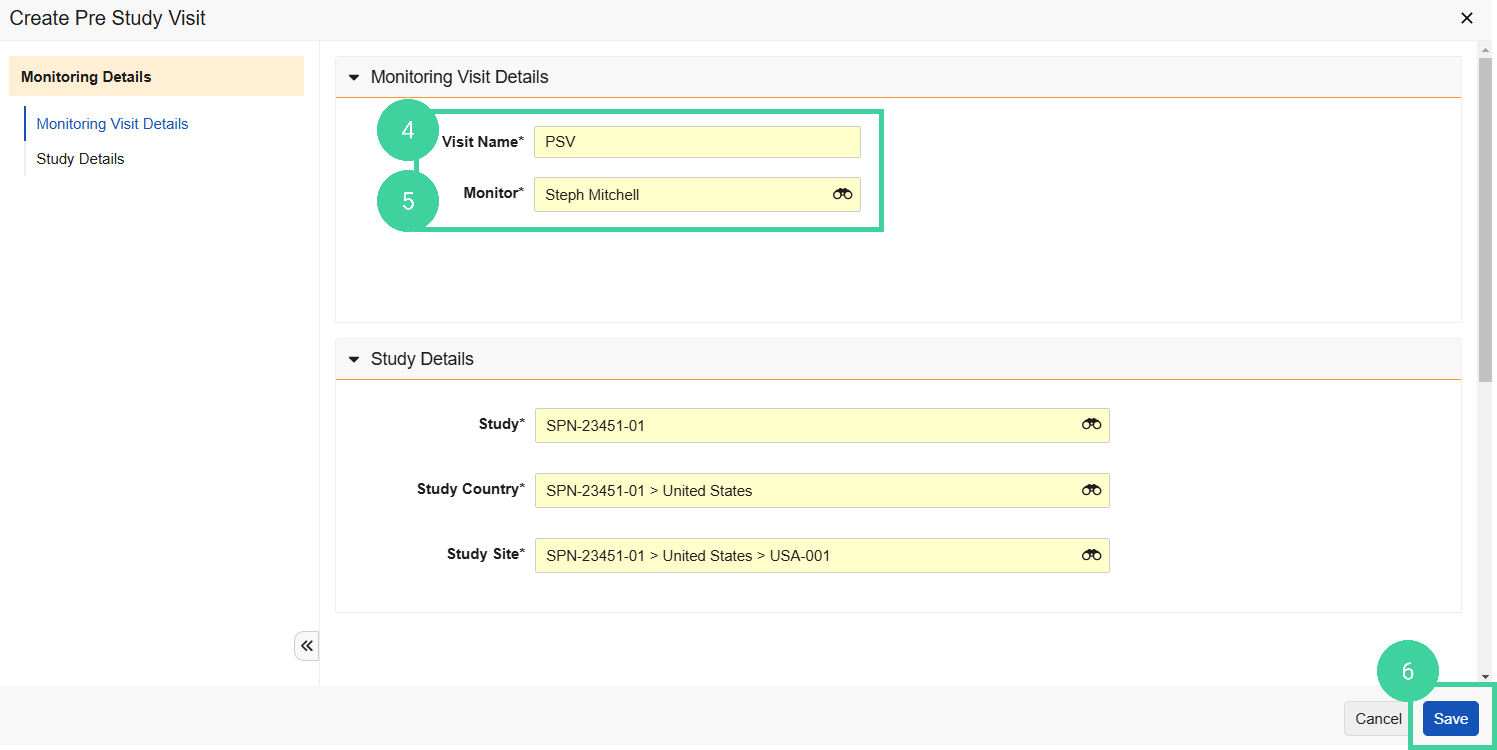 Screenshot steps 4 and 5