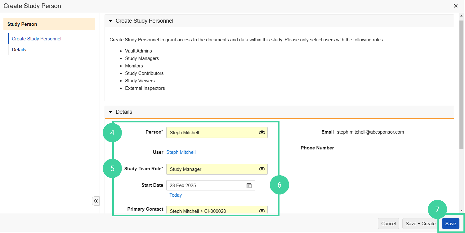 Screenshot steps 4 5 6 and 7