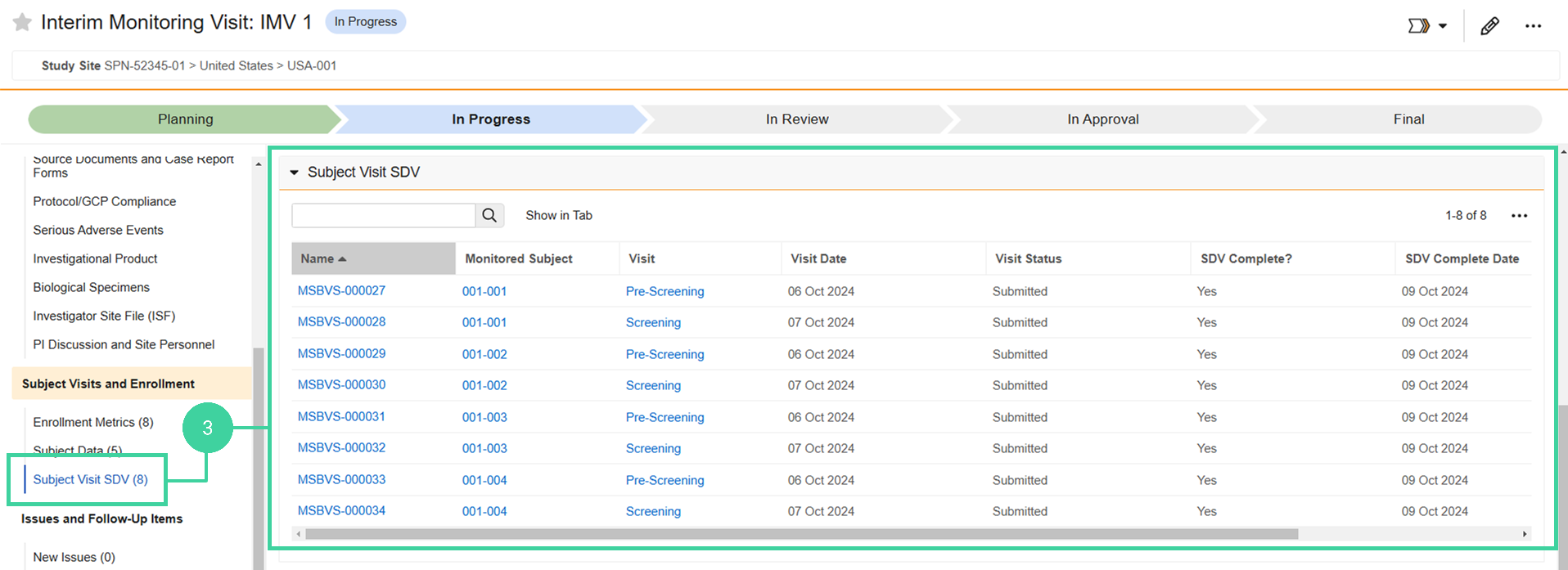 Screenshot step 3