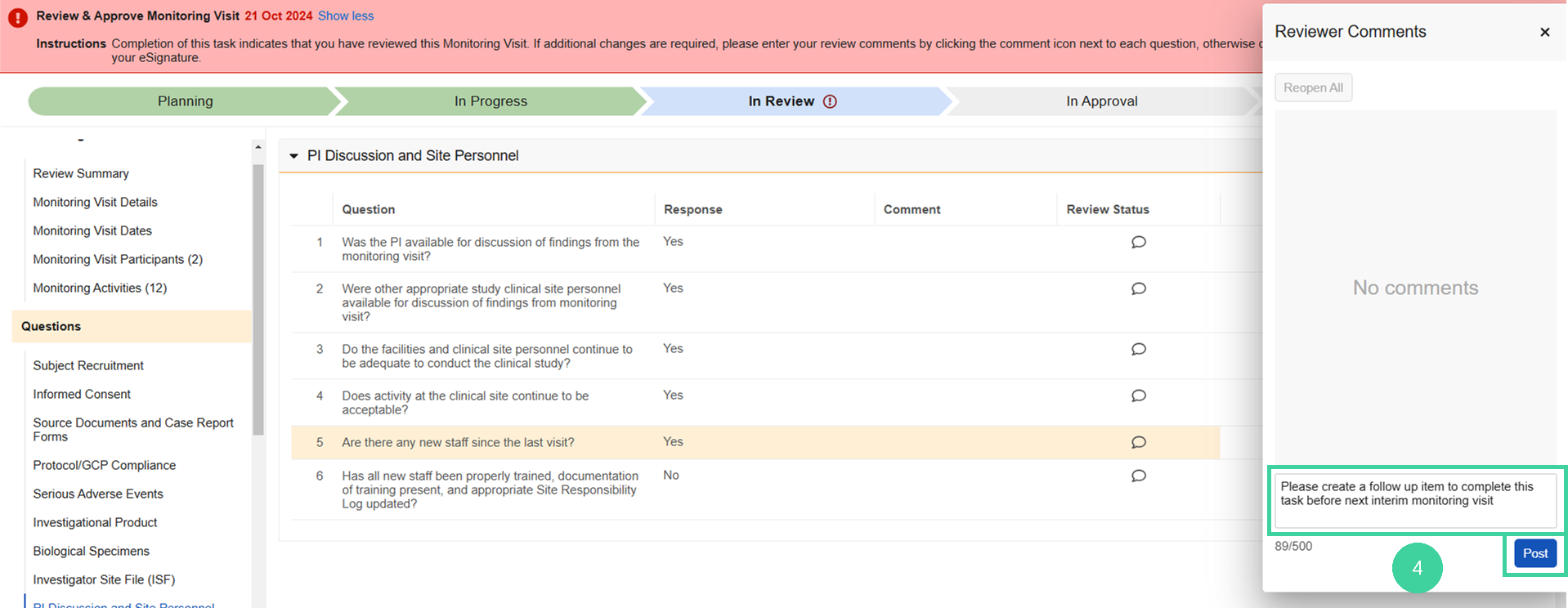 Screenshot step 4