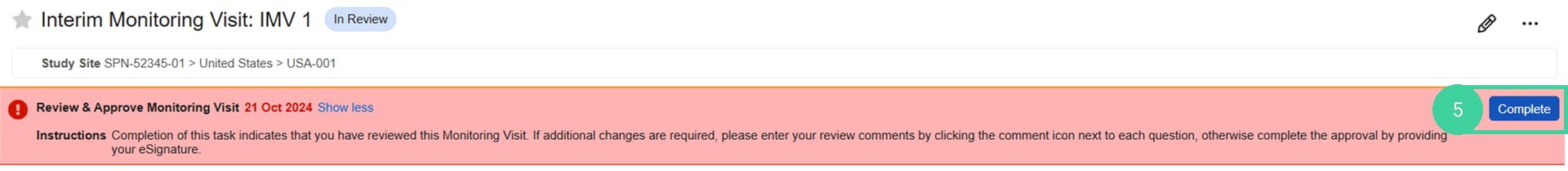 Screenshot step 5