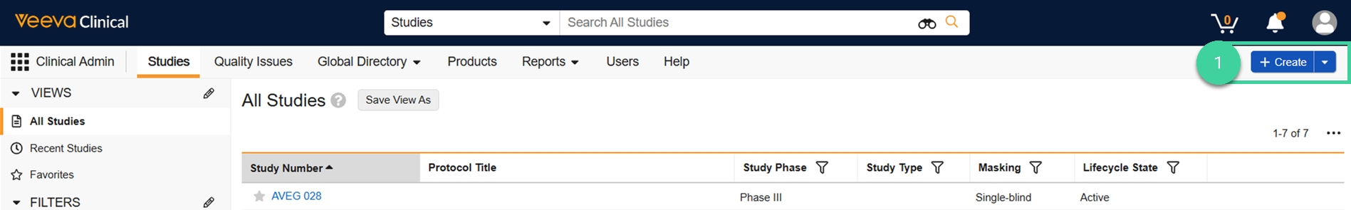 Screenshot step 1