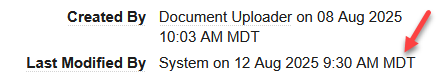 Vault timezone