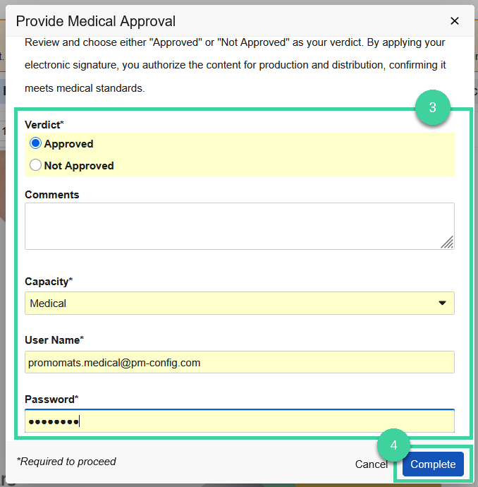 Screenshot of step 3