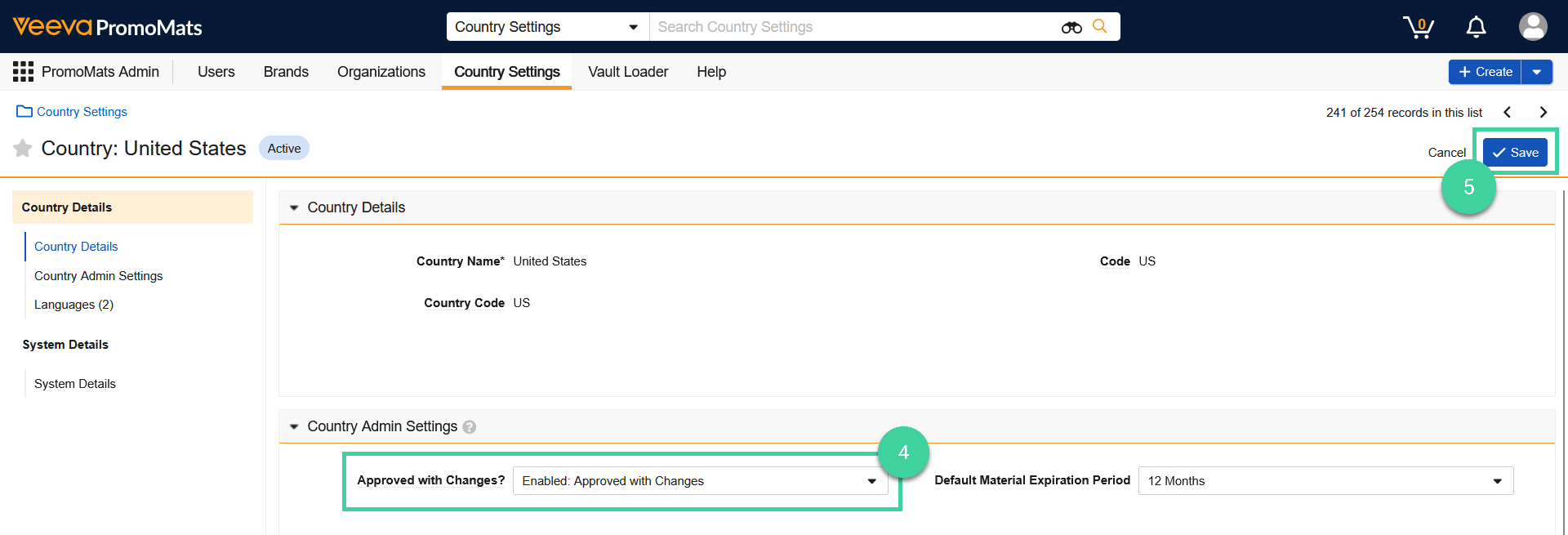 Screenshot of steps 4 and 5