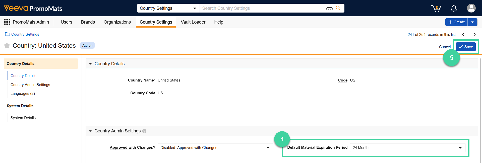 Screenshot of steps 4 and 5