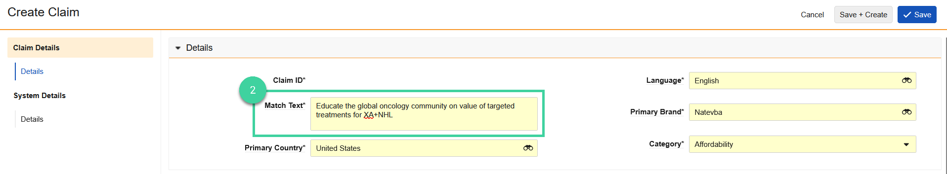 Screenshot of step 2