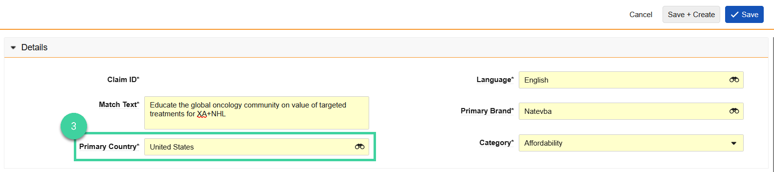 Screenshot of step 3