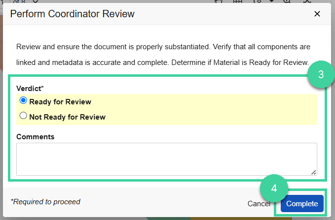 Screenshot of step 3