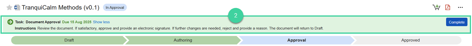 Screenshot step 2