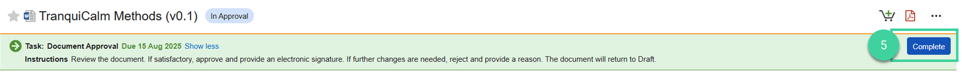 Screenshot step 5