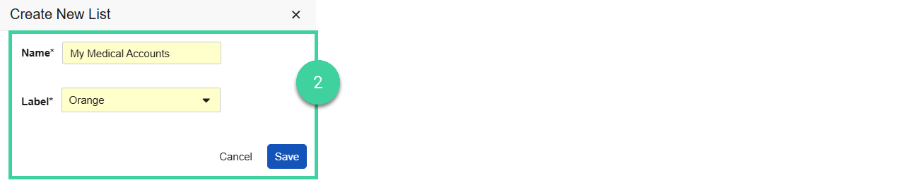 Screenshot of step 2