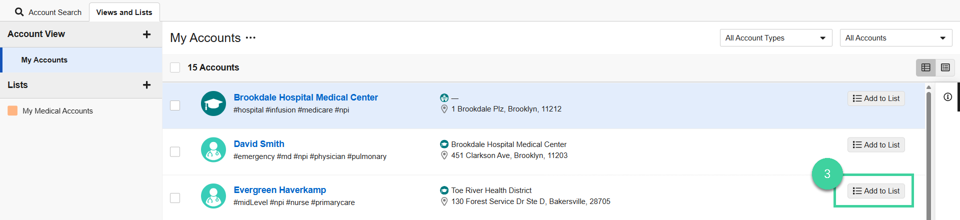 Screenshot of step 3