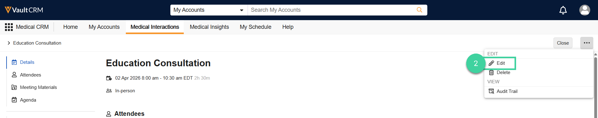 Screenshot of step 2