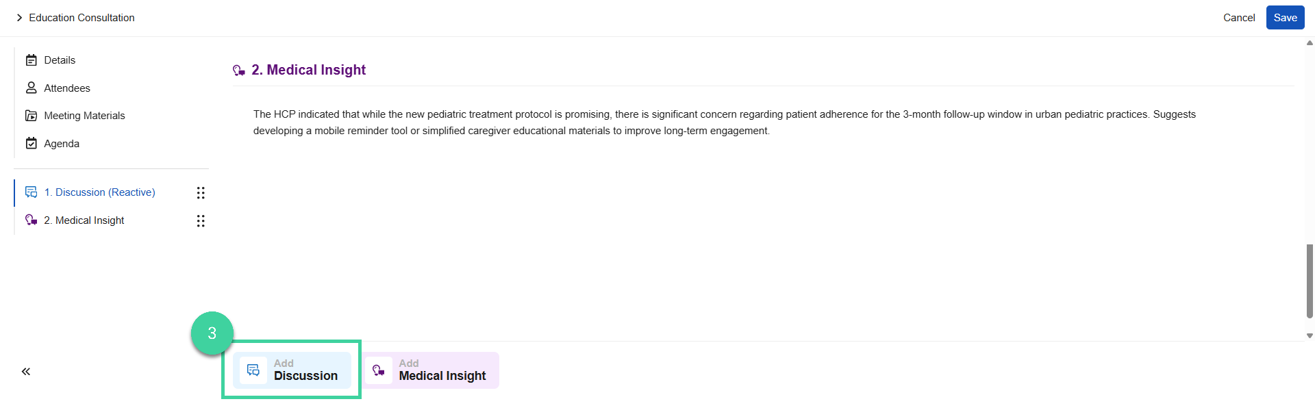 Screenshot of step 3