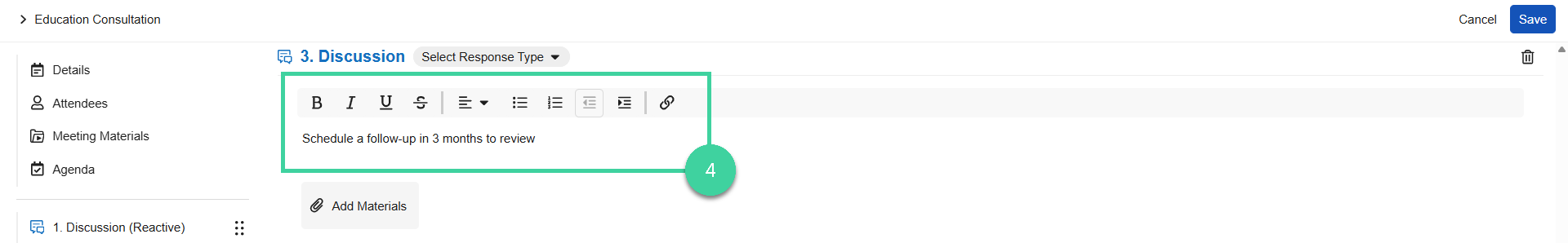 Screenshot of step 4