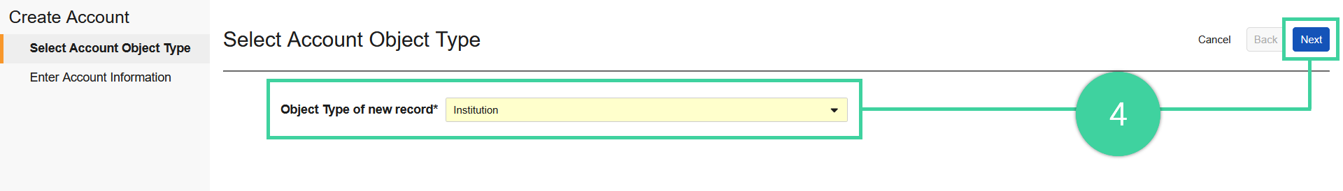 Screenshot step 4
