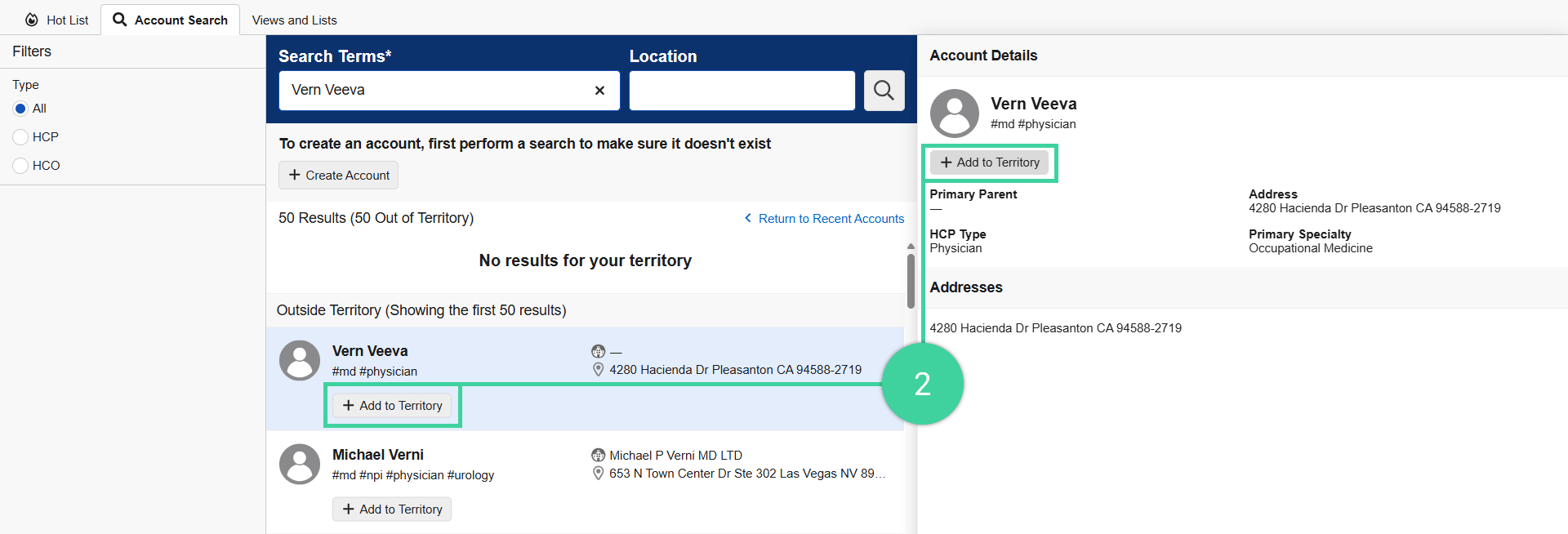 Screenshot step 2