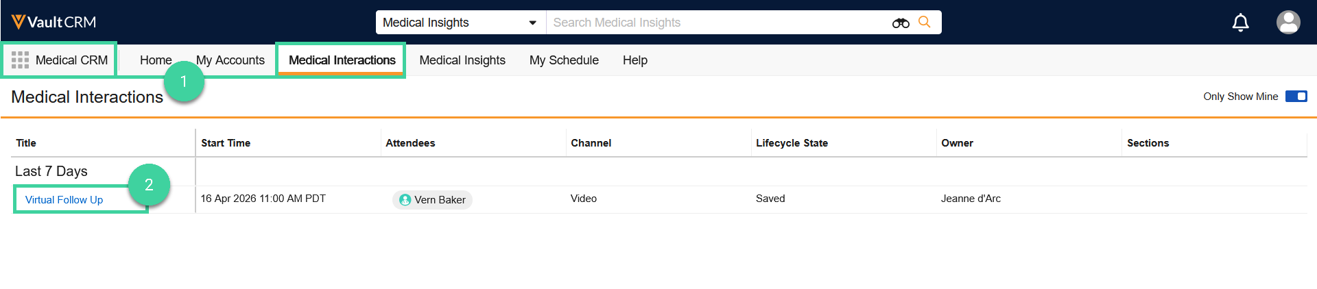 Screenshots step 1-2