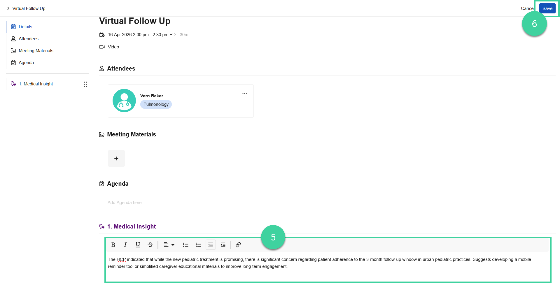 Screenshot steps 5-6