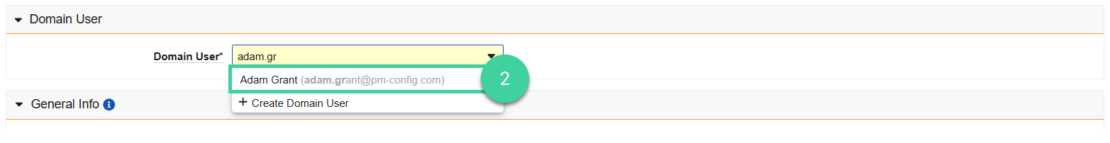 Screenshot of step 2