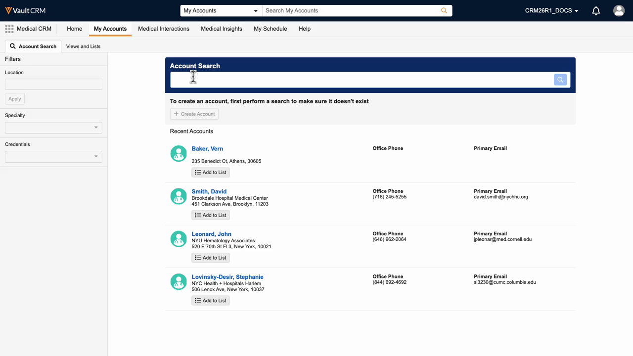 Vault CRM Basics Overview