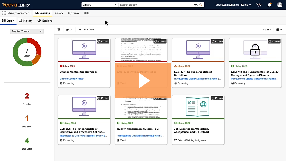 QualityDocs and Training
