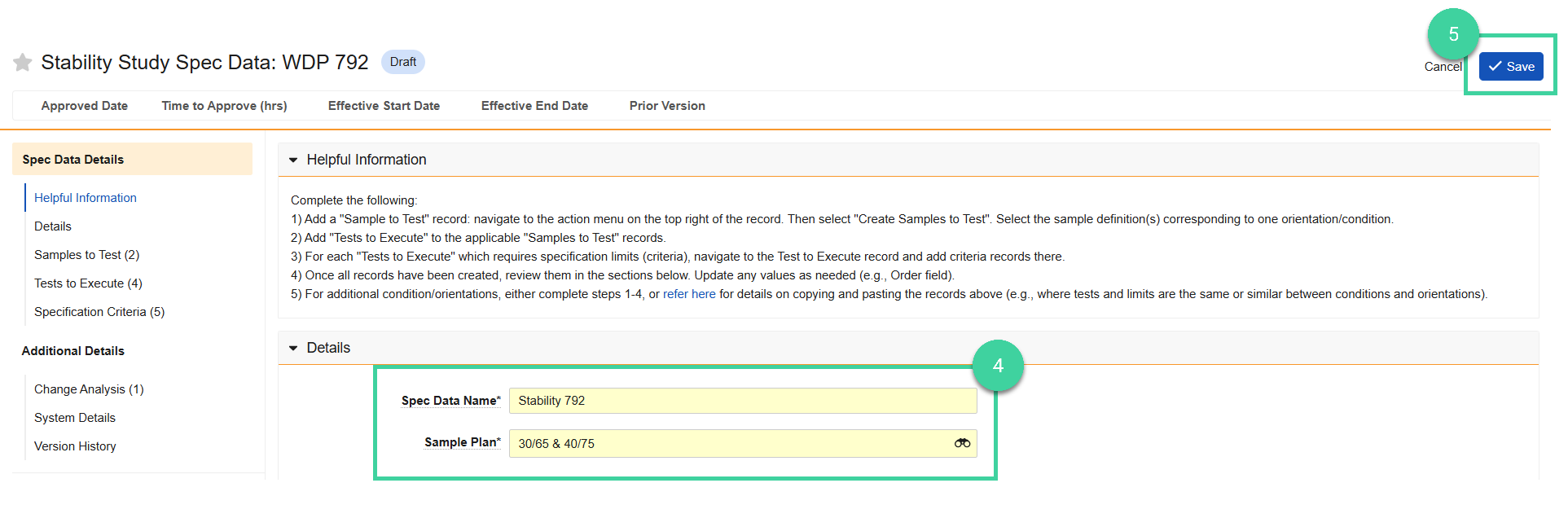 Screenshot steps 4, 5