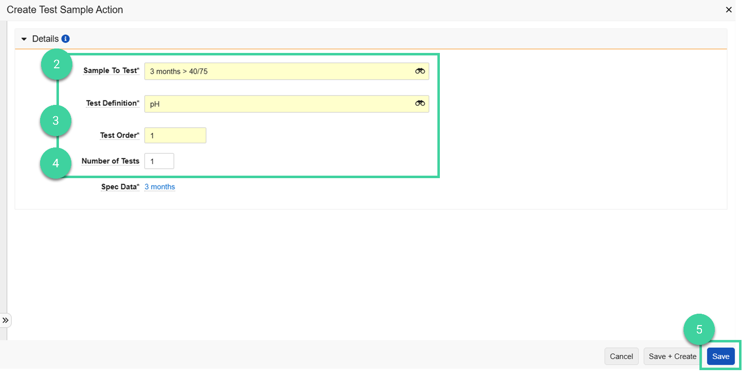 Screenshot steps 2, 3, 4, 5