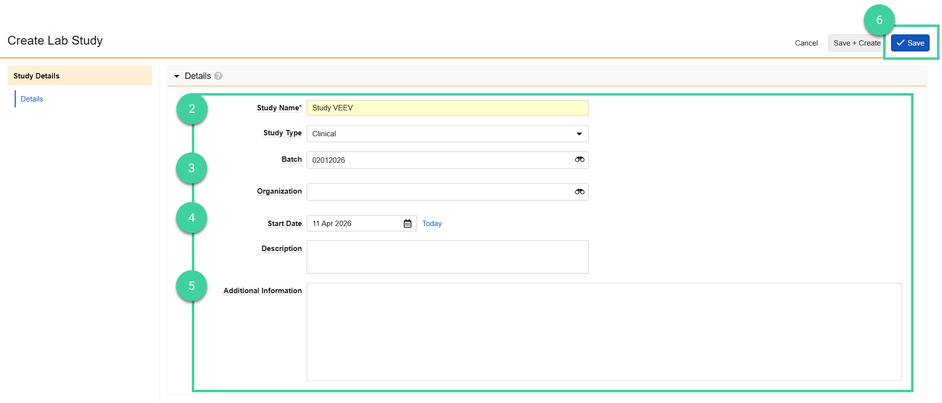 Screenshot steps 2, 3, 4, 5, 6