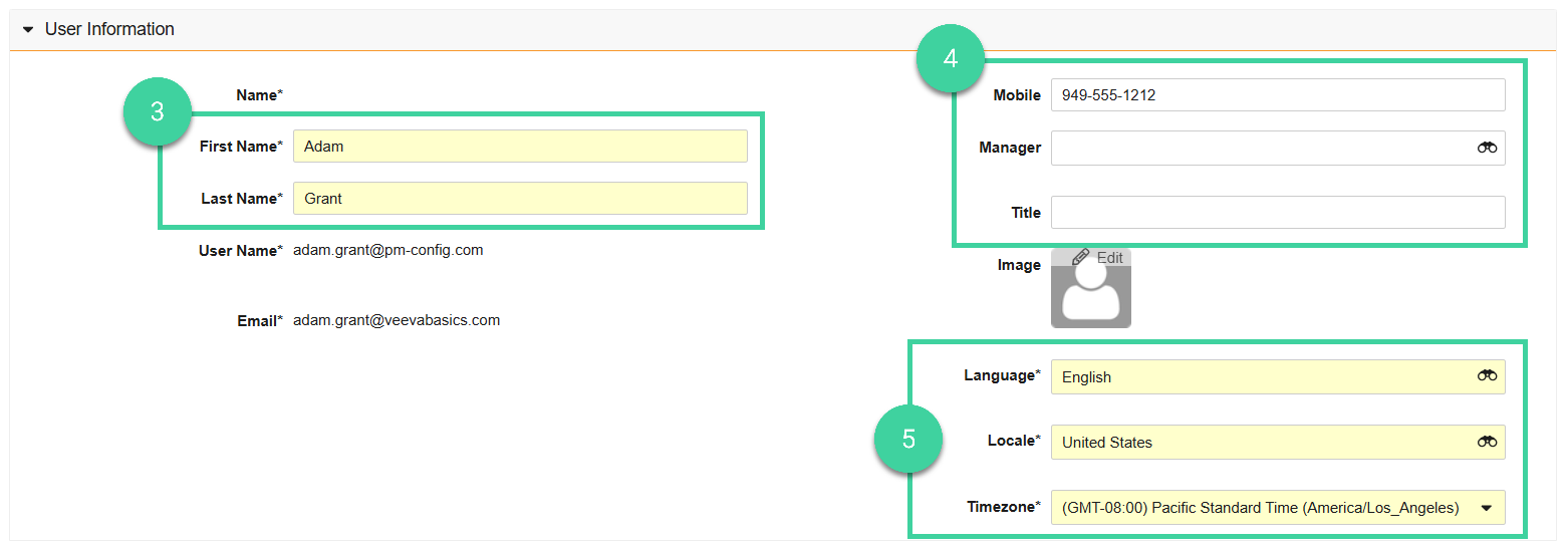 Screenshot steps 3, 4, 5