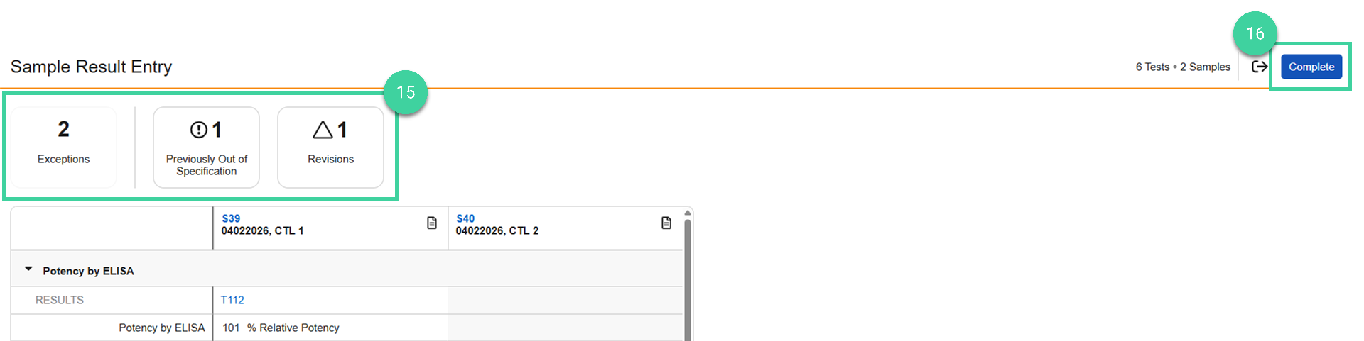 Screenshot steps 15 and 16