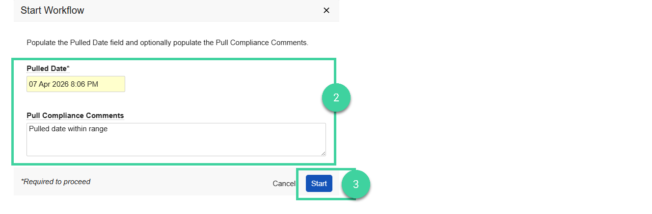 Screenshot steps 2, 3