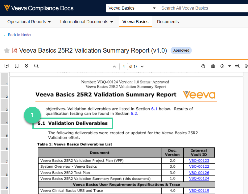 Screenshot of step 1
