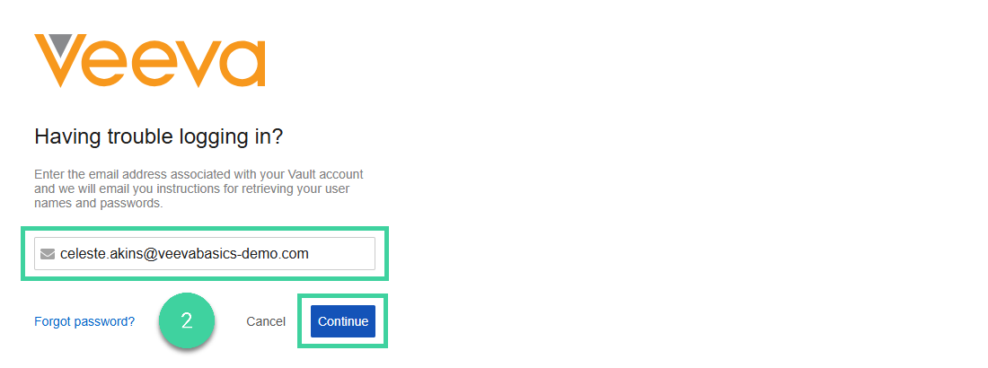 Screenshot step 1