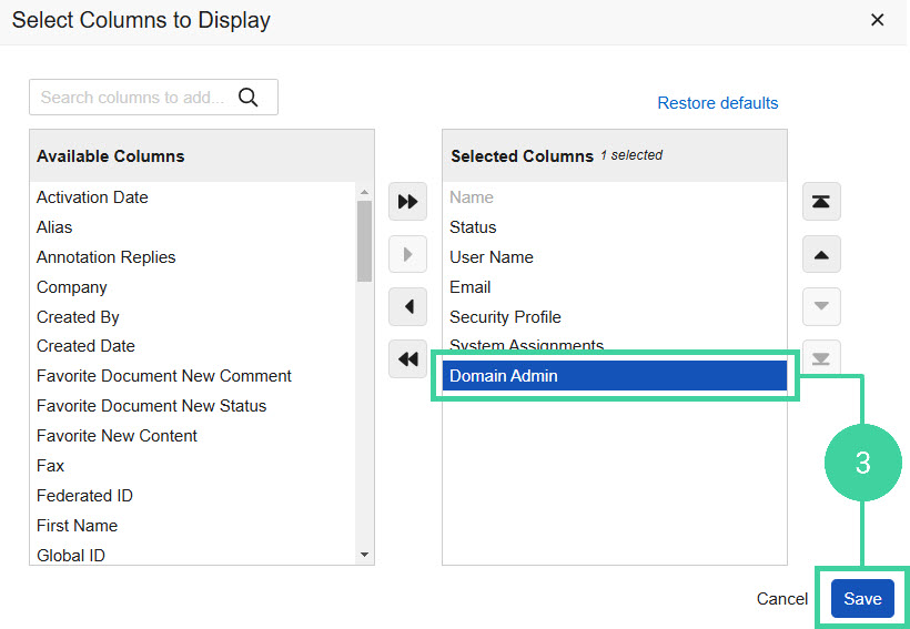 Screenshot step 3