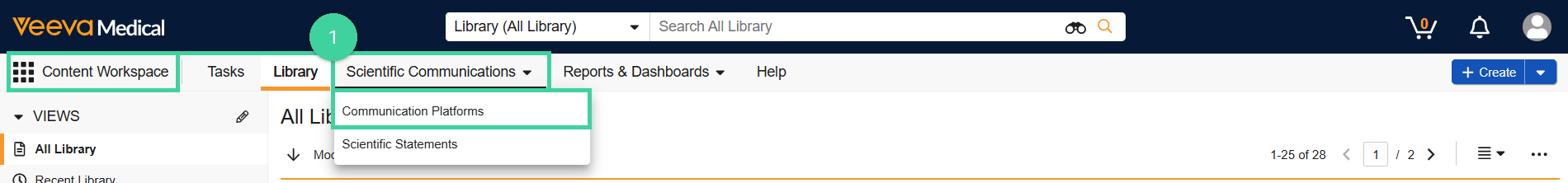 Screenshot of step 1