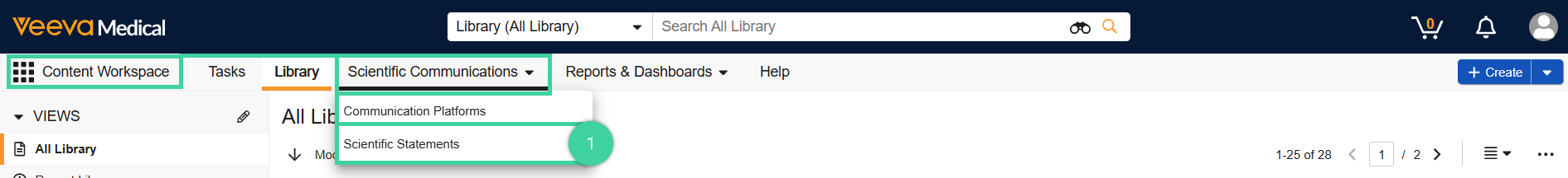 Screenshot of step 1