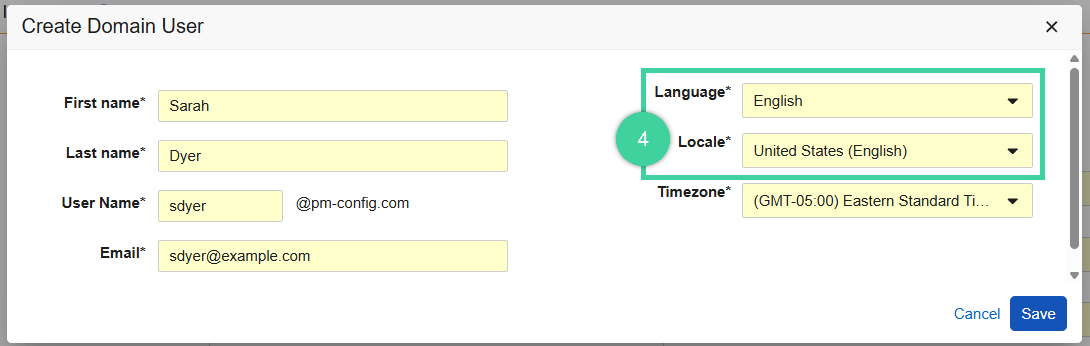 Screenshot of step 4