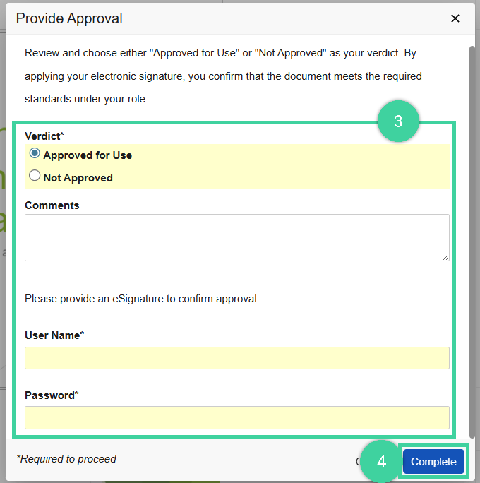 Screenshot of step 3