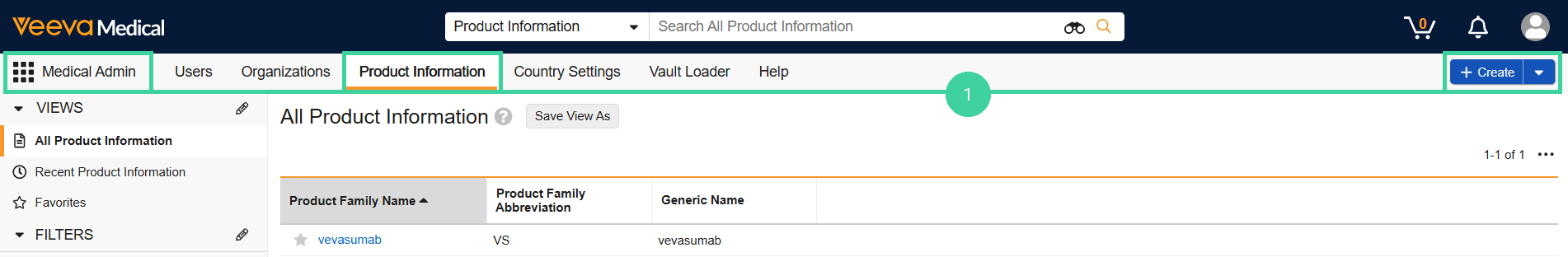 Screenshot of step 1
