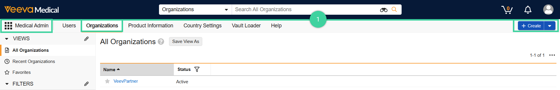 Screenshot of step 1