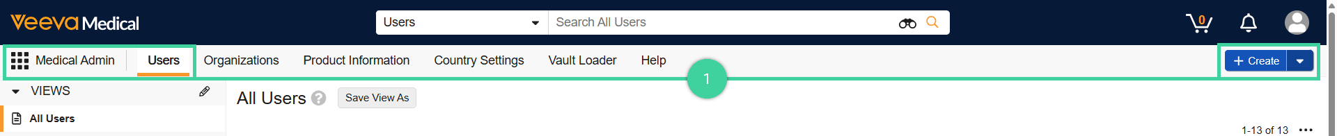Screenshot of step 1