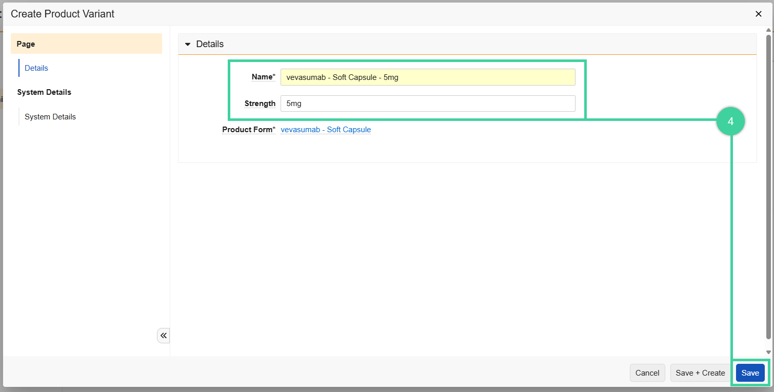 Screenshot of step 1