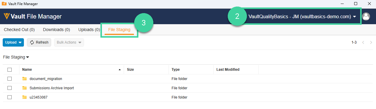 Screenshot steps 2, 3