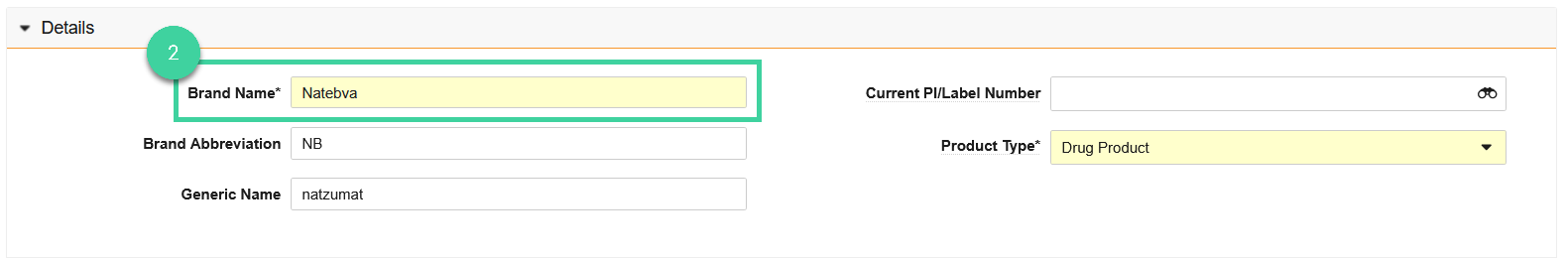 Screenshot of step 2